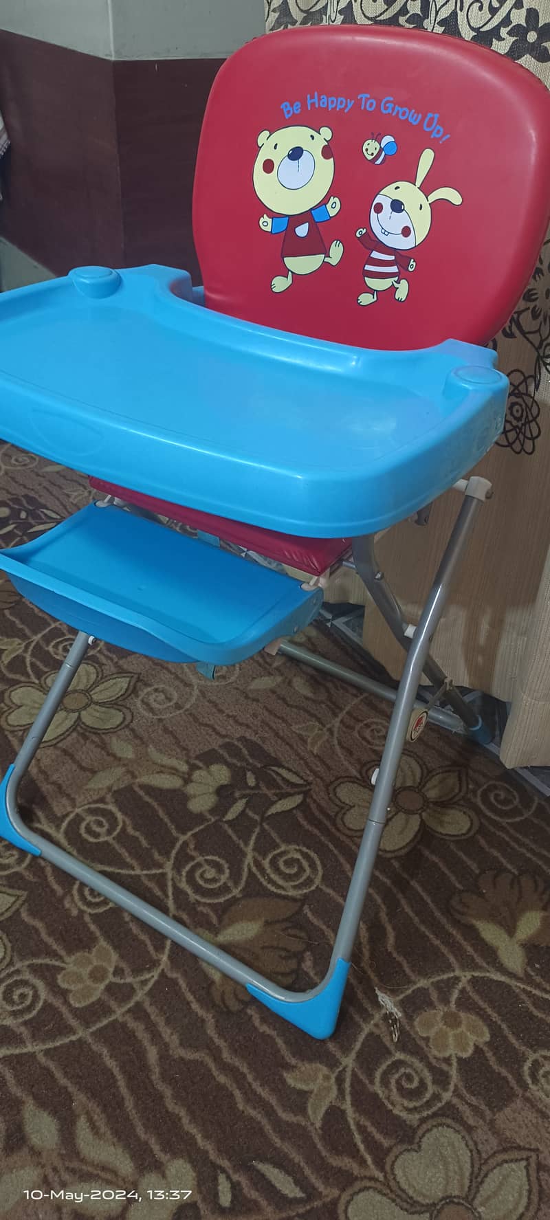 Foldable High Chair for Baby Kids Feeding Chair (6 Month to 3 Years ) 0