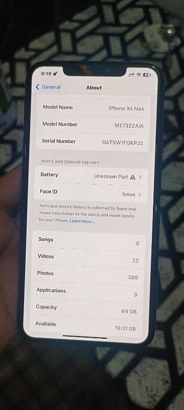 iphone xs max dual sim physical approved 5