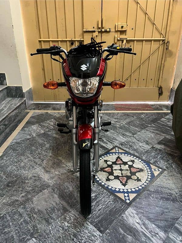 SUZUKI GD110S (RED) 2023 MODEL PUNJAB REGISTERED. 1