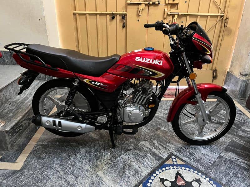 SUZUKI GD110S (RED) 2023 MODEL PUNJAB REGISTERED. 6