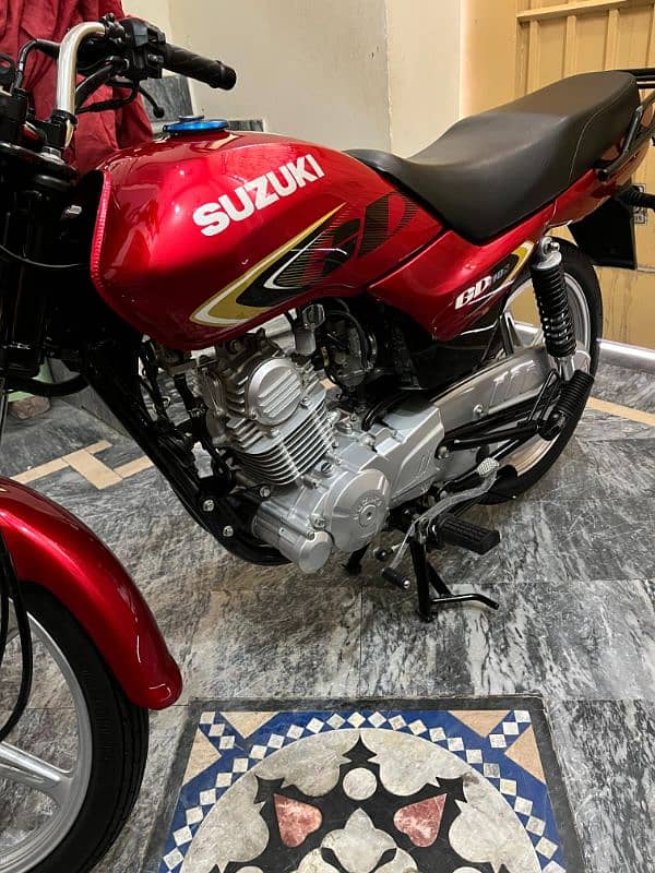 SUZUKI GD110S (RED) 2023 MODEL PUNJAB REGISTERED. 7