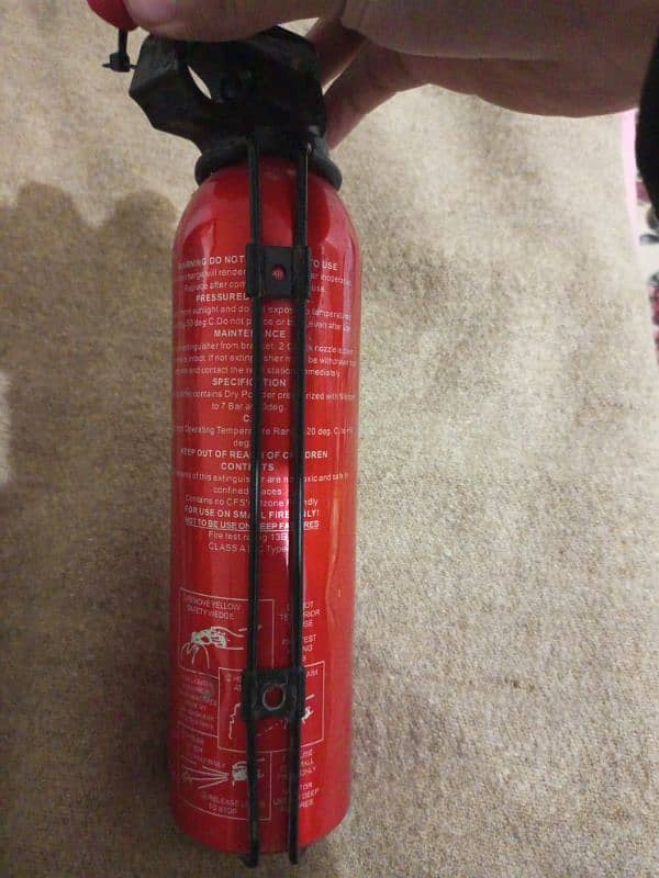 first extinguisher for 70 & 125 2