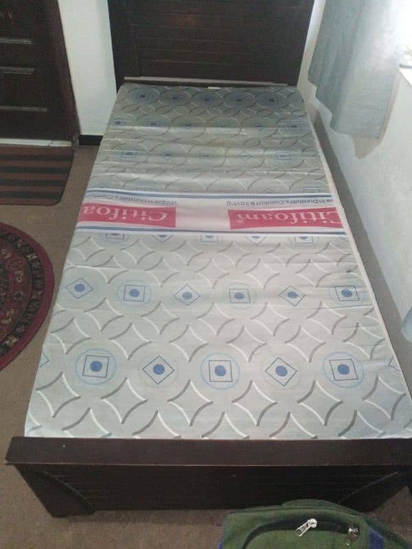 wooden single bed 1