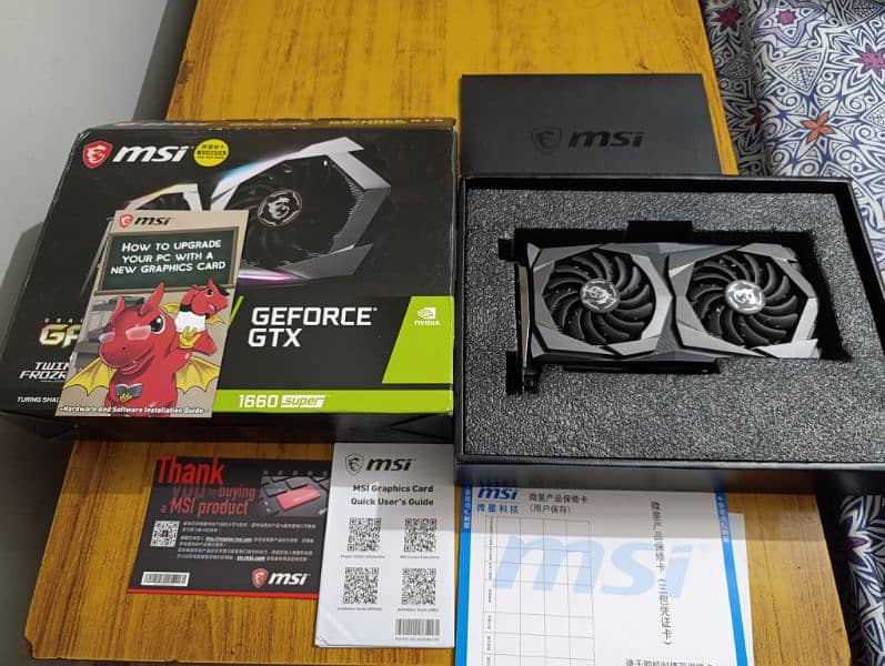 MSI Gaming Gtx 1660 Super 6gb Graphics Card 7