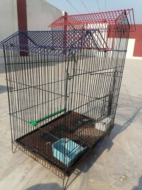 2x Bird cages for parrot etc 0