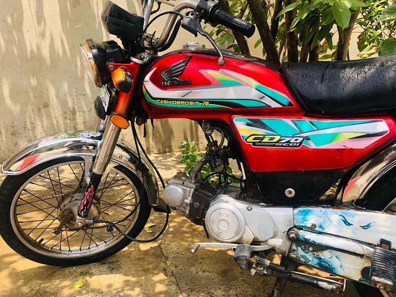 Honda CD70 12 model 55km fuel average 0