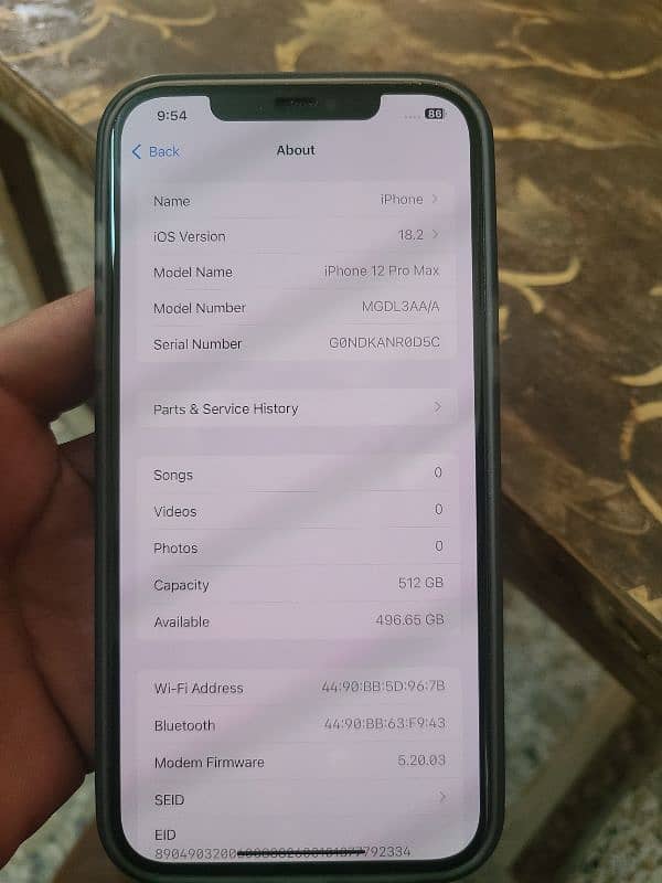 Iphone 12pro max 512Gb non pta 1