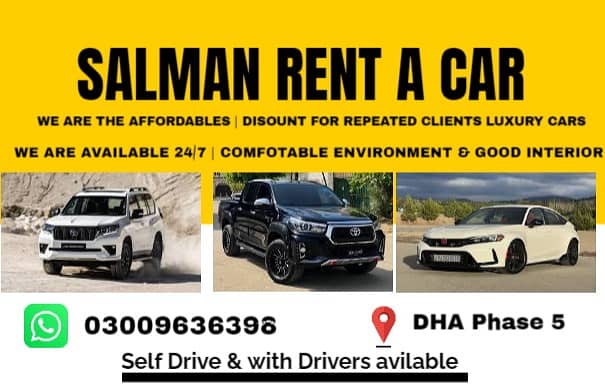 SELF DRIVE RENT A CAR WITHOUT DRIVER RENT A CAR LAHORE 0