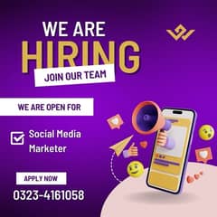 Social Media Marketer | Graphic Designer | Jobs | Urgent Hiring