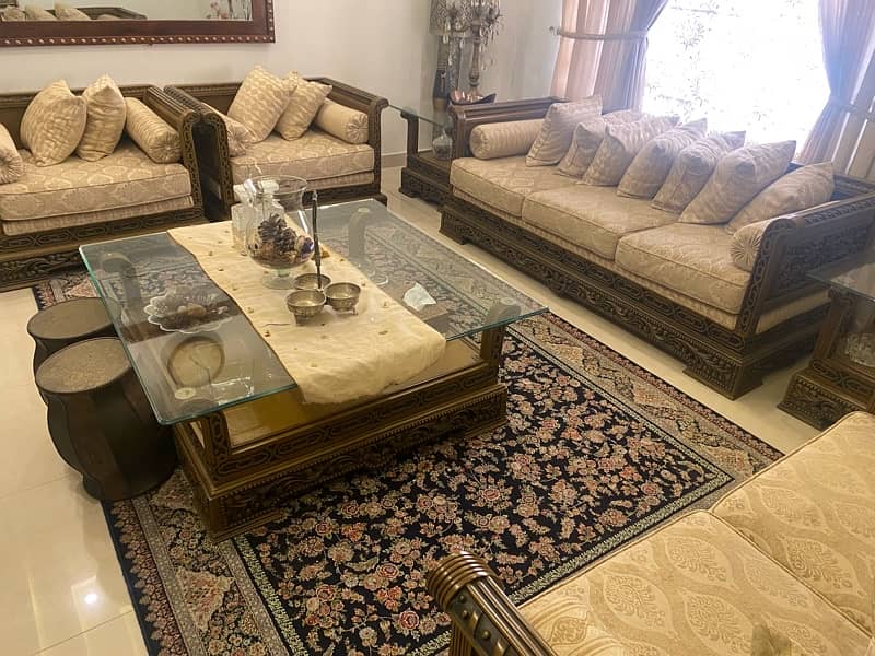 Original Carving sofa set 8