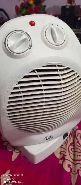 electric fan heater new condition 2