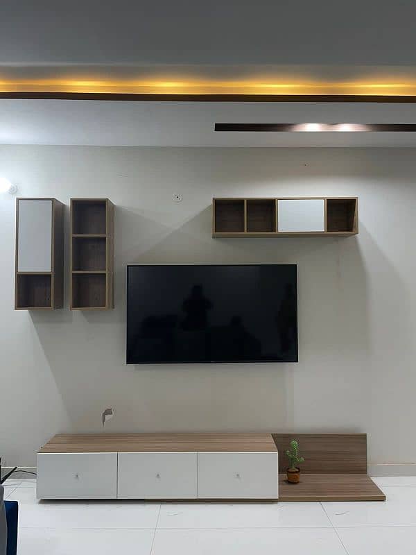 Led rack,tv console, tv rack, lcd table 9