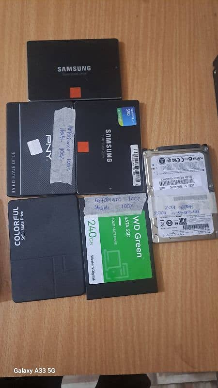 WD Green,fujitsu,sandisk,samsung External ssd from 32 gb to 6tb 4