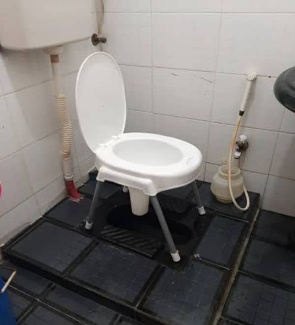 portable Commode Bathroom Chair stool 0