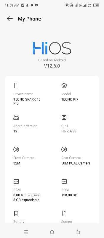 Tecno spark 10pro new phone ha 6