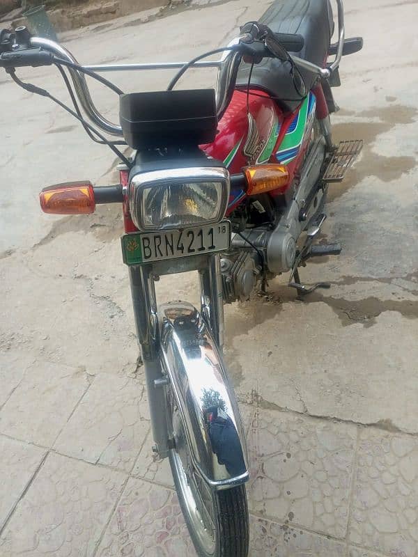 Honda CD 70 2018 model Excellent condition 9