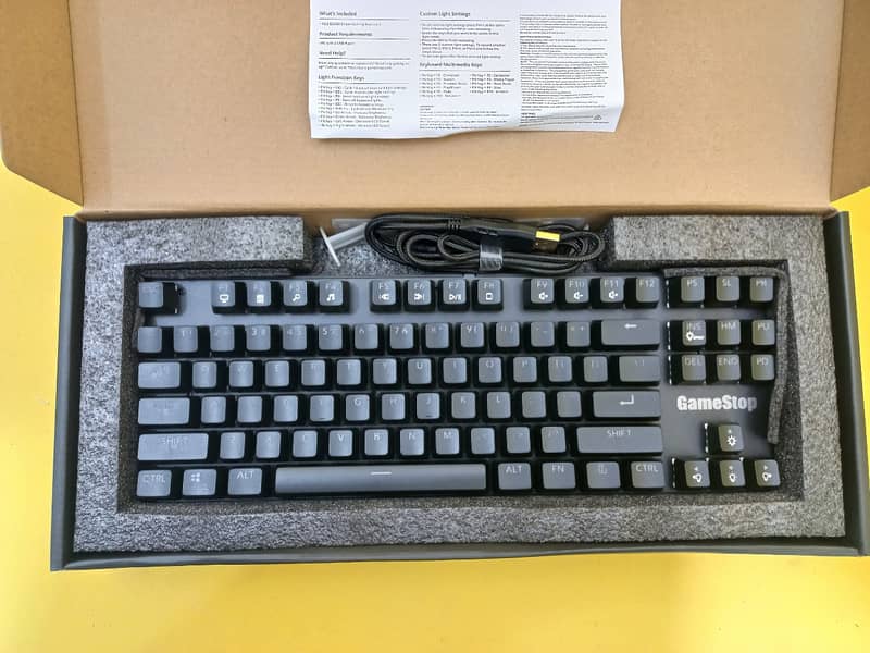 Mechanical GameStop GS200 RGB Gaming Keyboard with Outemu Brown Switch 8