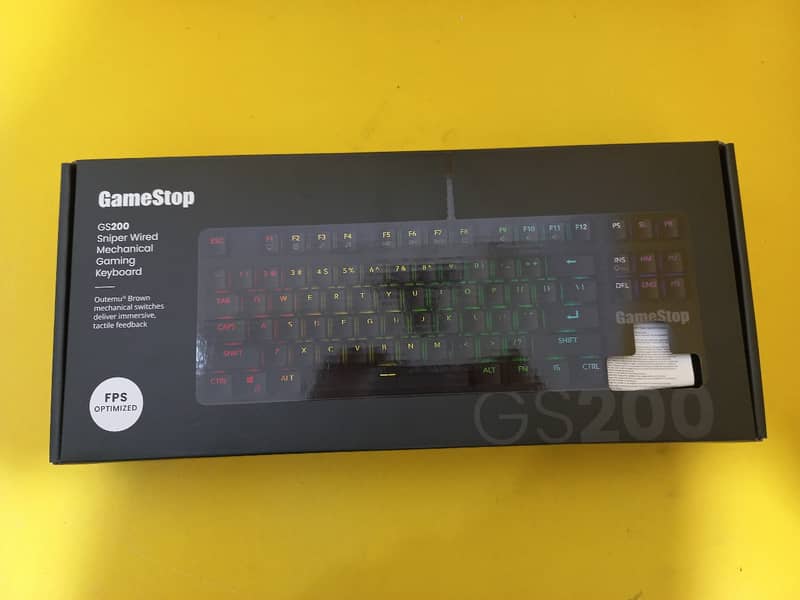 Mechanical GameStop GS200 RGB Gaming Keyboard with Outemu Brown Switch 10