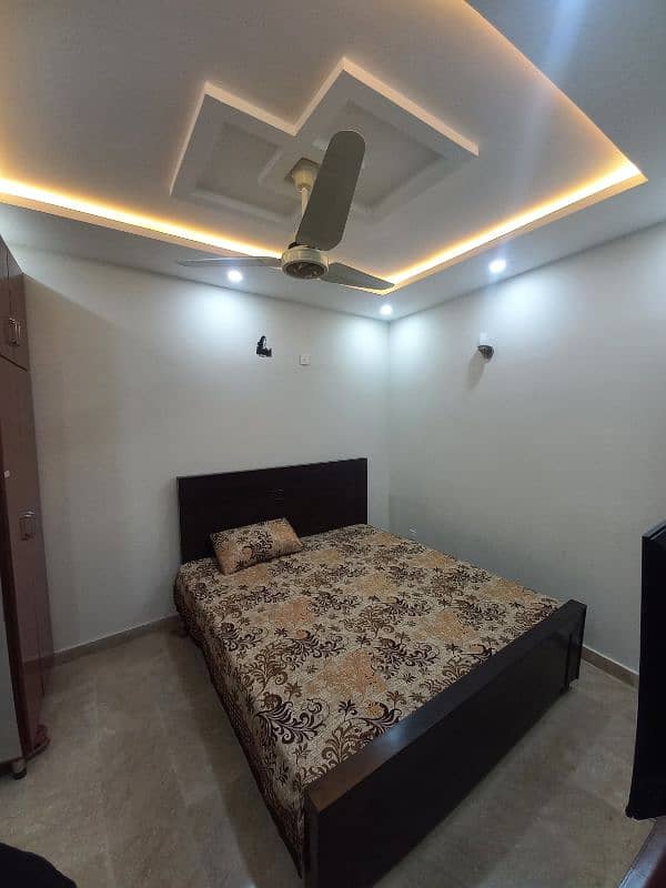 Furnished 1 bed Room Near lums Dha Punjab small Industries 4