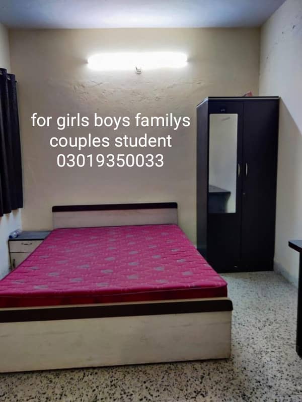 Lahore Shershah boys and girls hostel family couple rooms 3