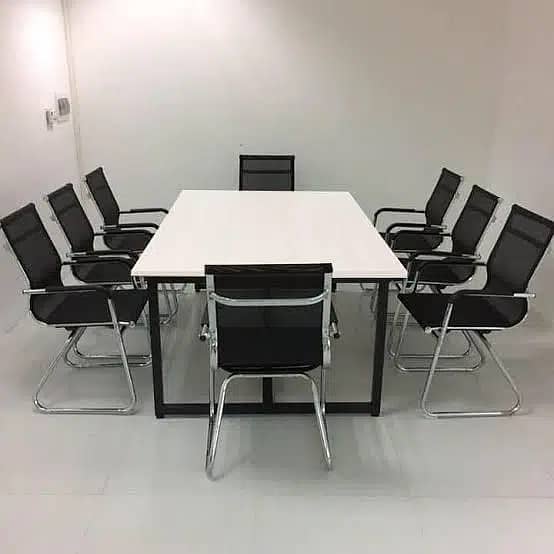 MeetingTable /Conference table/Workstation Table/Chairs 4