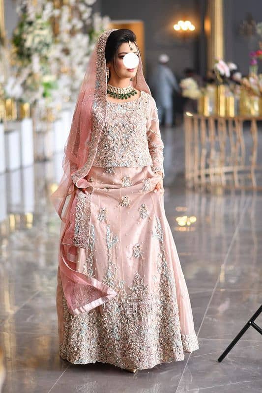 walima bridal dress, choli lehenga 1