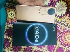 vivo v40e bronz complete box 8/256 new condition