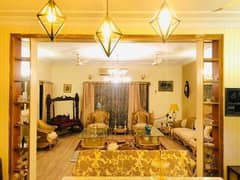 Johar Town Lahore Pakistan Kanal House For Sale 6 Beds 7 Bathroom