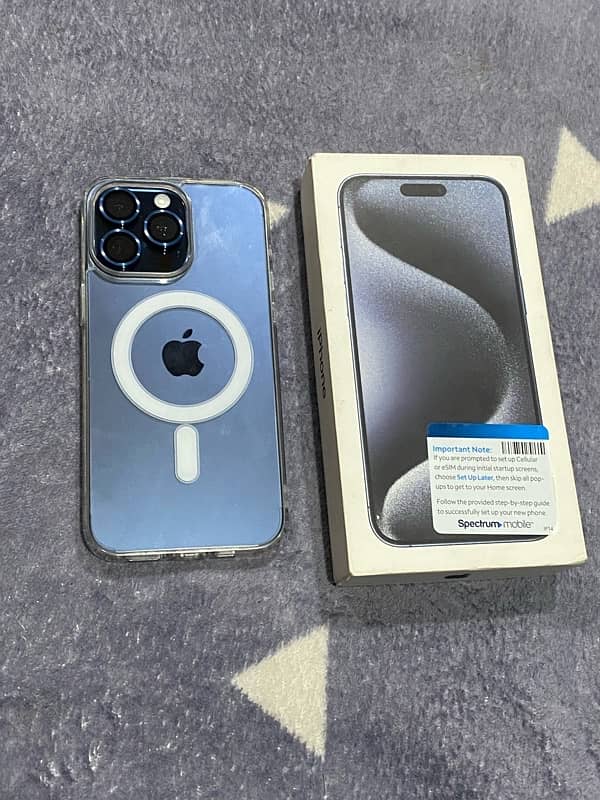 iPhone 15 pro max 256gb jv with box for sale! 0