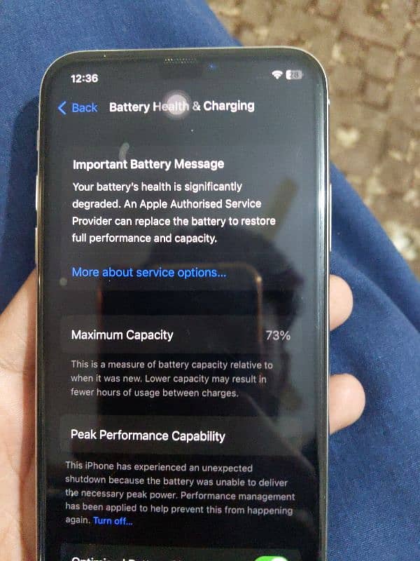 iphonex non pta water pack all oky battery health 73 timeing is good 2