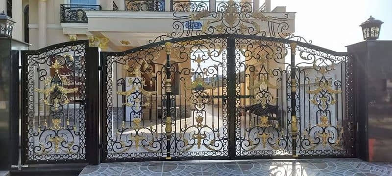 cnc design main gates cnc railing Spanish gates aluminum window doors 3