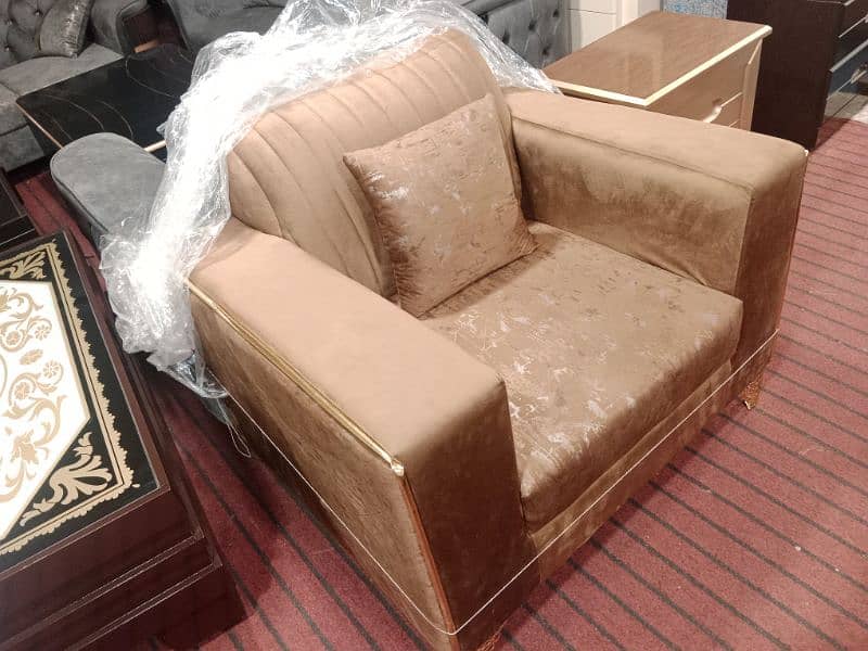 Six Seater Sofa Set and Centre Table 0