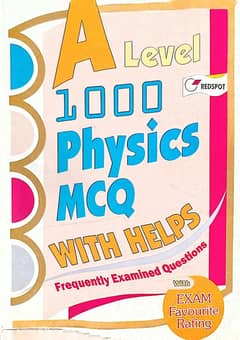 Redspot Alevel 1000 Physics MCQ With Helps