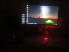 Gaming PC AMD A8 5500 Asus LED 24 inch HDMI all system