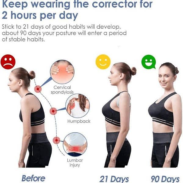 Adjustable Posture Correcter belt -1 Pc for improved alignment 1