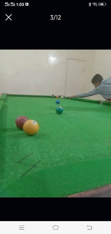 Snooker 4,5 by 9 Rs 35000 1