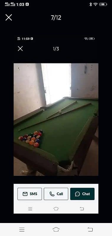 Snooker 4,5 by 9 Rs 35000 9