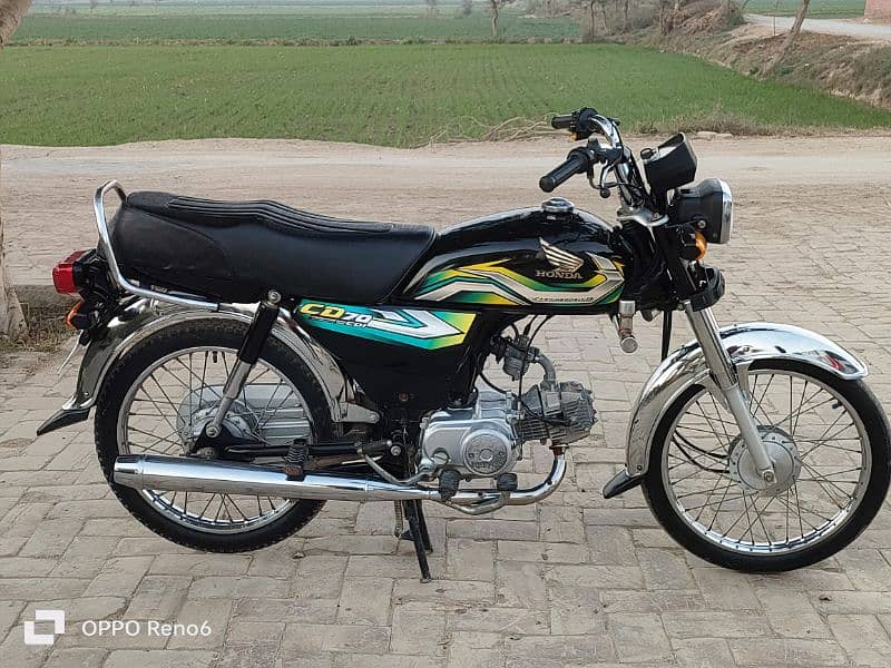 Honda CD70 2023 All Punjab Number Available For Sale 1