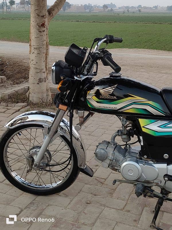 Honda CD70 2023 All Punjab Number Available For Sale 8