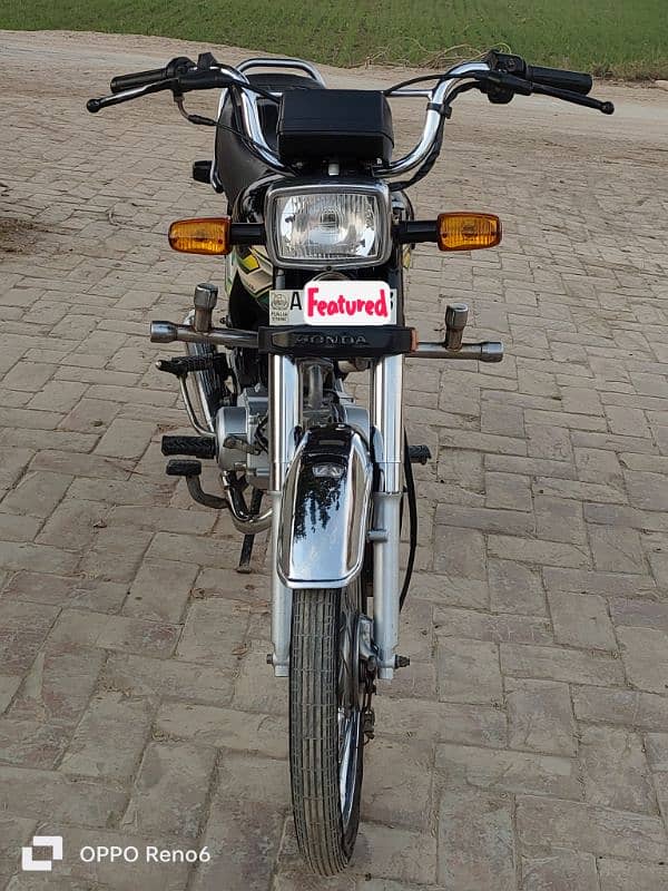 Honda CD70 2023 All Punjab Number Available For Sale 11