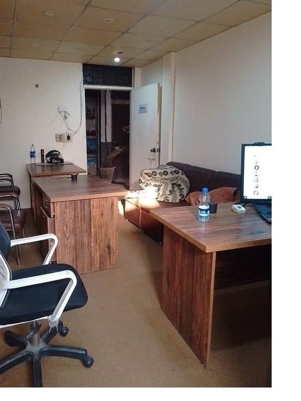 Fully Furnished Area 230 Square Feet Office Available For Rent Real Pictures In Main Boulevard Road Gulberg 3 Lahore 0