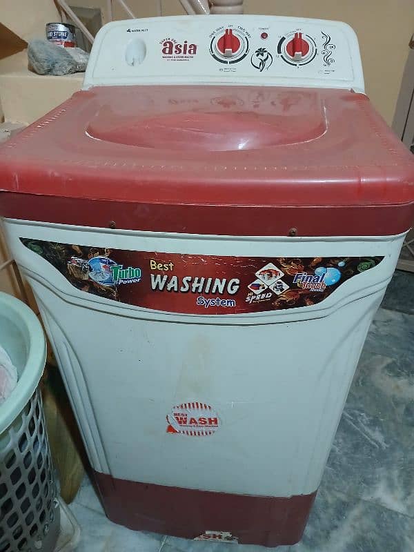 super Asia washing machine few month  used 0