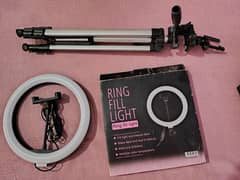 Tripod with 3 Colour Ring Light