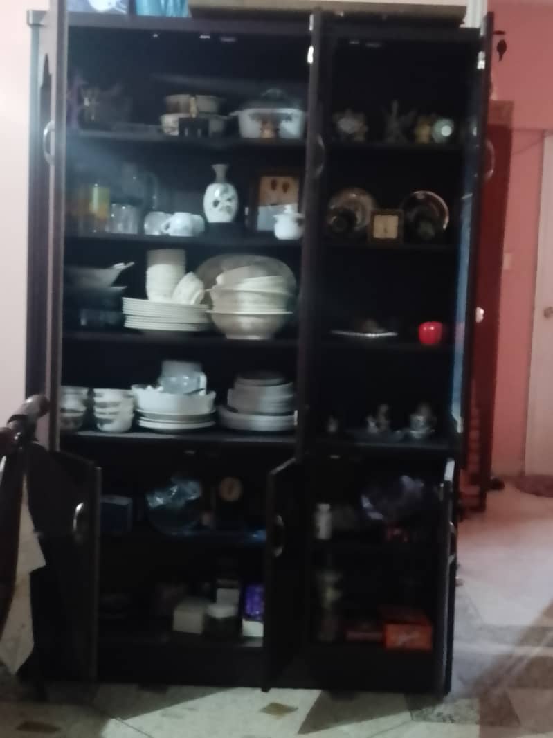 2 wardrobes and 1 divider decoration cupboard for sale 1