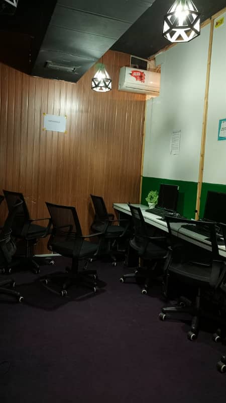 Furnished office for rent in Faisal town for Silent office (Call center + Software house + Marketing office and other setup as you want) 13