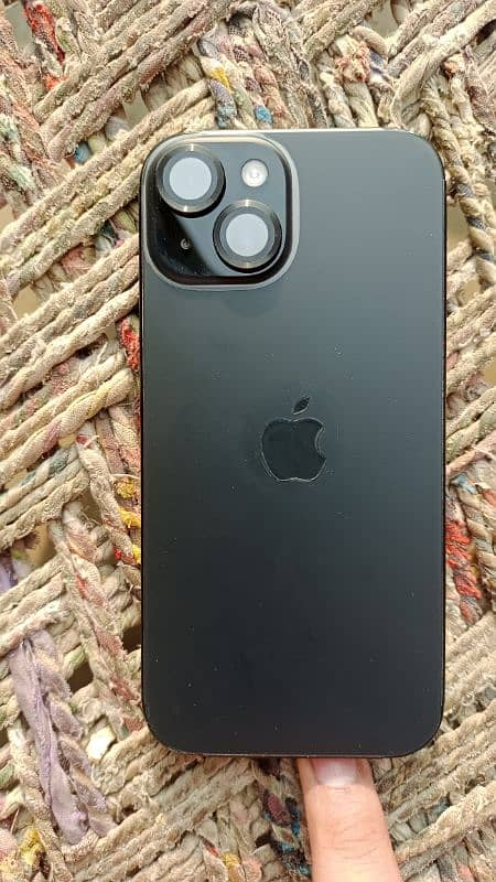 iPhone 15 non PTA jv 94 health 128 GB 2 month Sim time ava body 10|10 0