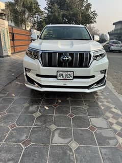 TOYOTA PRADO TXL 2019 7 SEATER PEARL WHITE BIEGE ROOM DEC 2024 IMPORT