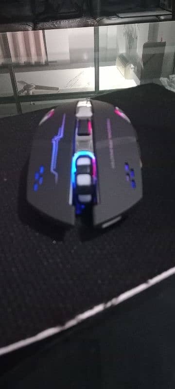 Rechargeable RGB Wireless Mouse - Gaming & Office, Silent Click 5