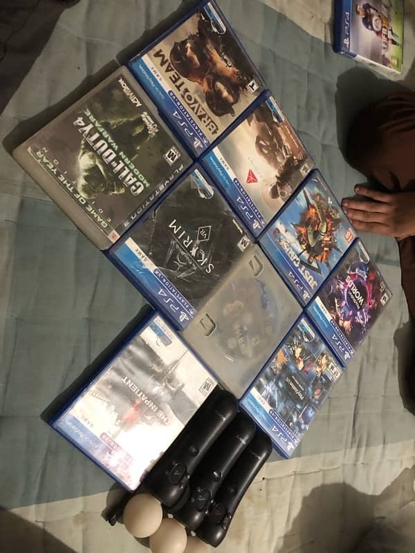 ps move controllers and cds for sale 3