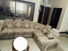 6 seater L shaped sofa set